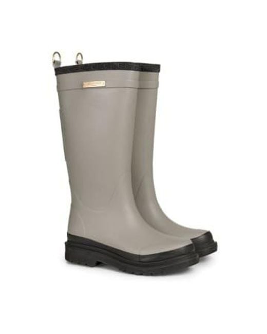 Long Rubber Boot di Ilse Jacobsen in Gray