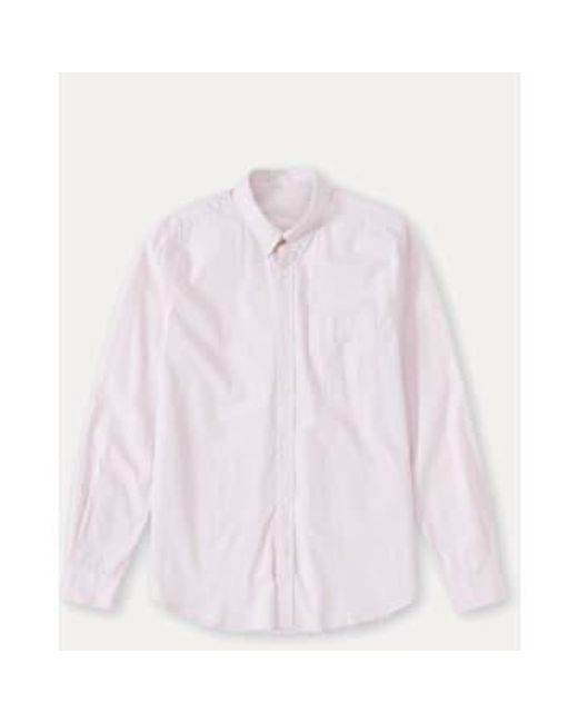 Closed Pink Button Down Shirt for men