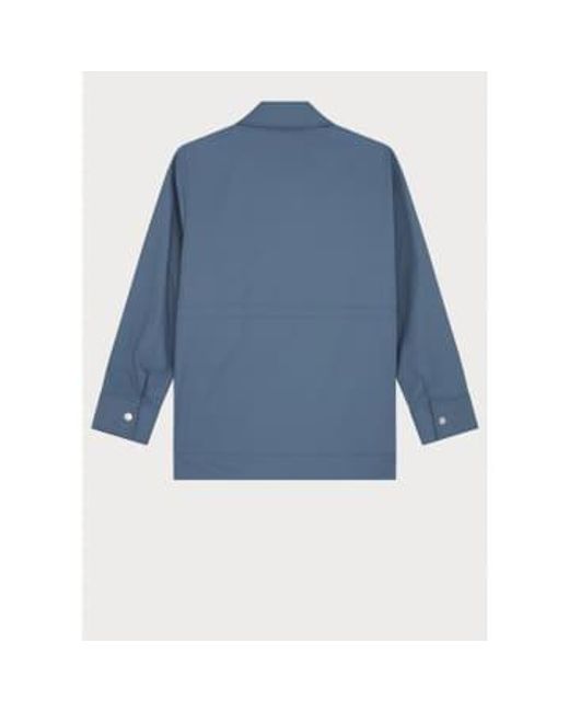 Paul Smith Blue Swirl Trim Showerproof Jacket Col: 43 Greyish , Size: 1 14 for men