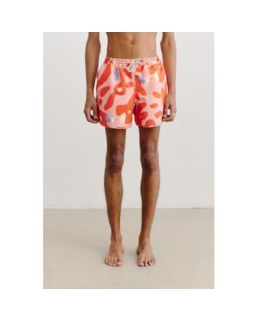 A Kind Of Guise Red Gili Swimshorts Reef S for men
