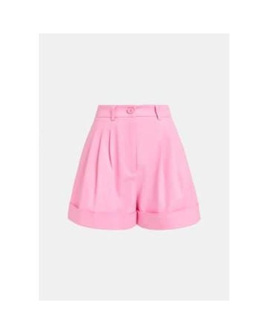 Essentiel Antwerp Pink Faint Wide Leg Shorts