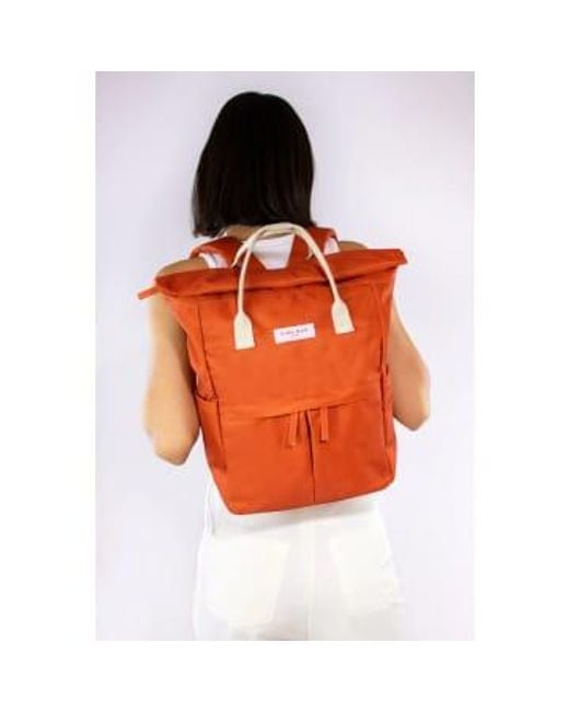 Kind Bag Orange Medium Hackney Sustainable Backpack Burnt Burnt