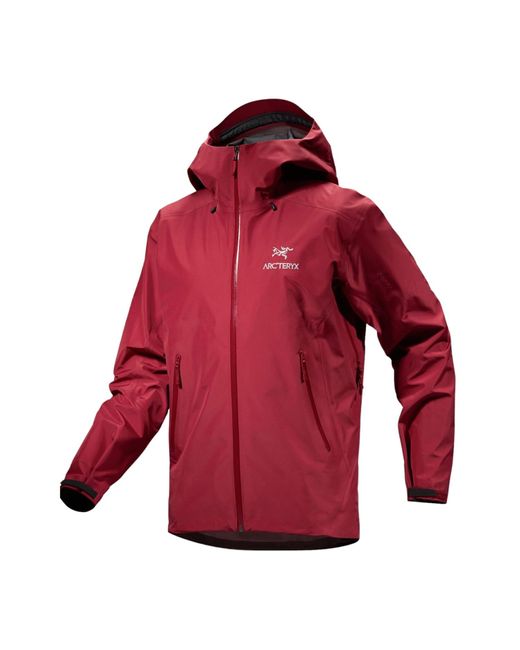 Arc'teryx Beta Lightweight Bordeaux Jacket in Red for Men | Lyst UK