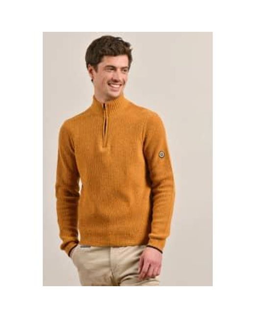 Mat De Misaine Orange Thoix Sweater Mustard L / for men