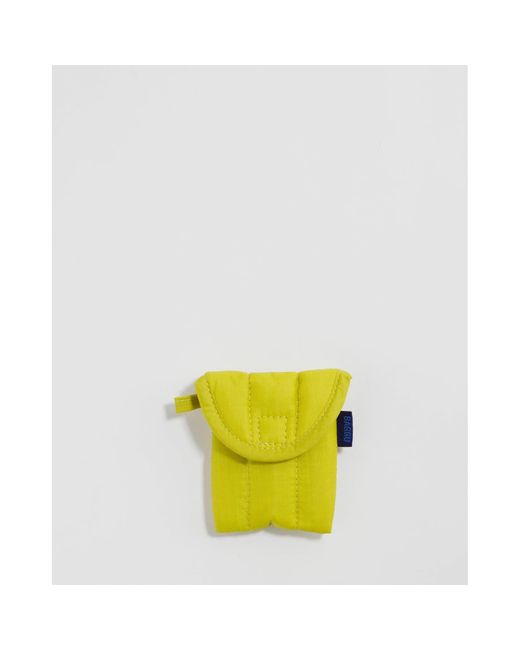 BAGGU Puffy Earbuds Case in Yellow Lyst UK