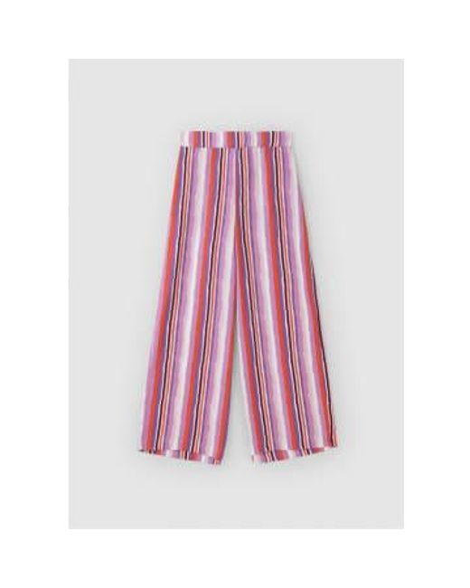 Womens Mazza Trousers In Rosa Orchidea di iBlues in Pink