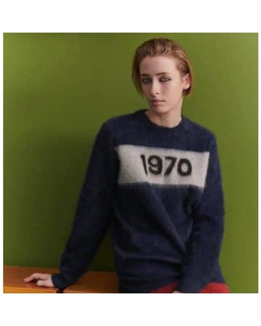 1970 mohair knit Bella Freud de color Blue