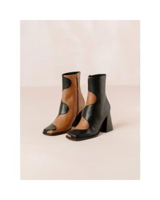 Alohas Natural Blair Ankle Boots And Camel 40