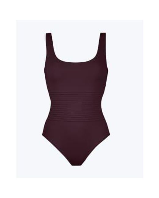 Maryan Mehlhorn Purple Swimsuit 38