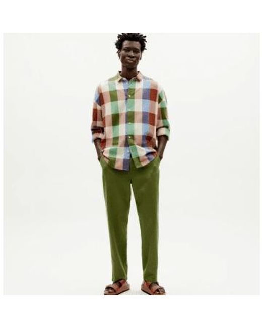 Pantalon chanvre vert forêt Thinking Mu pour homme en coloris Green