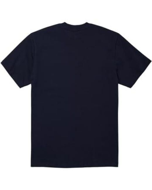 Ss Pioneer Solid One Pocket T Shirt Dark di Filson in Blue da Uomo