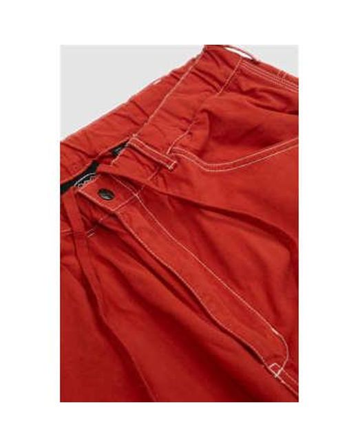 Manastash Red Washed Painter Pant S for men