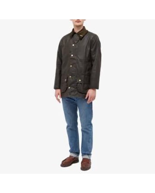 Barbour Gray 40th Anniversary Beaufort Wax Jacket Olive 36