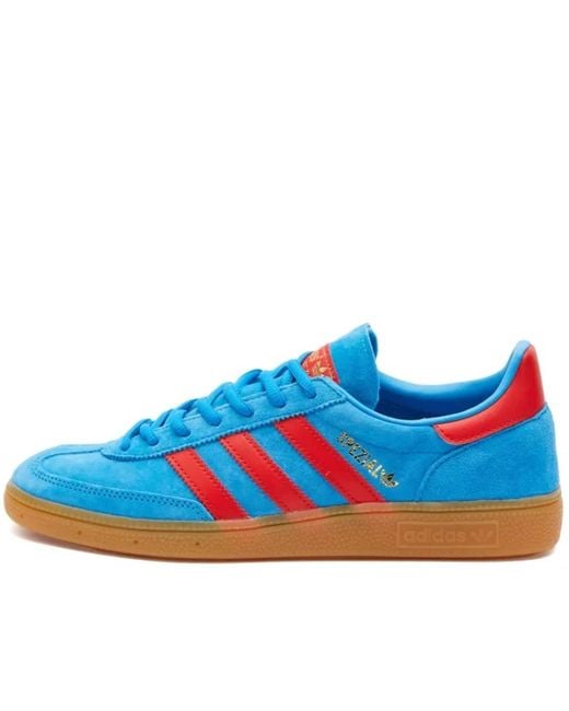 adidas Handball Spezial Bright Blue, Vivid Red & Gold Metallic for Men |  Lyst