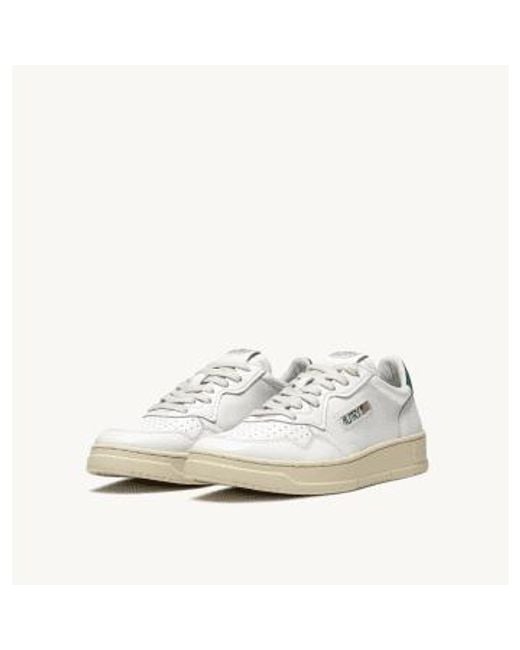 Autry White Sneakers Medalist And Green 40 for men