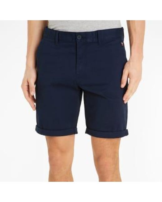 Tommy Hilfiger Jeans scanton chino shorts in Blue für Herren