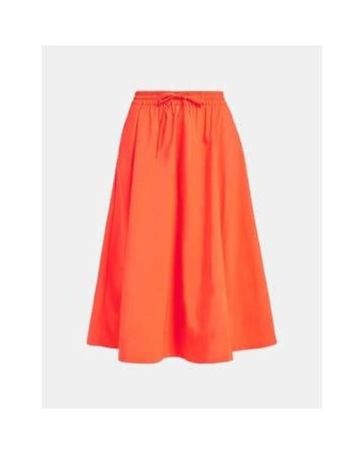 Skirt Orange di Essentiel Antwerp in Red