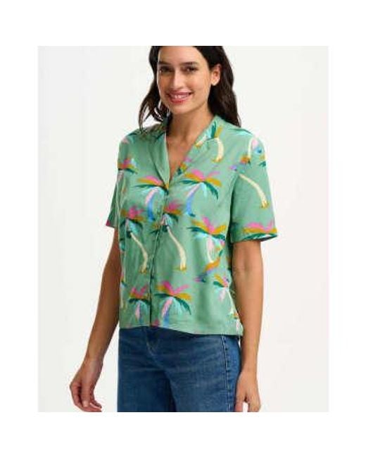 Sugarhill Green Santana Shirt , Rainbow Palms 8