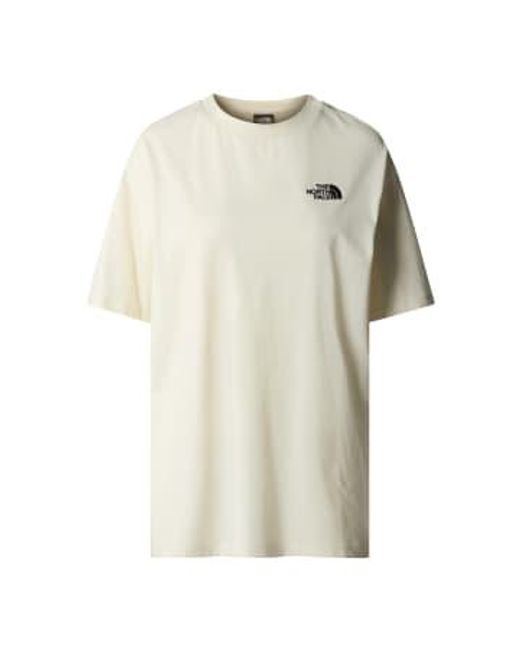The North Face Natural Broken T-shirt Embroidered M for men