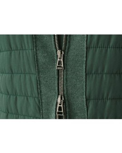 Belstaff Green Kingston Full Zip Knit for men