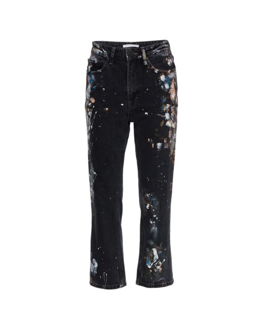Pantalones vaqueros mezclilla pintados lgados Zoe Karssen de Denim de color  Negro - Lyst