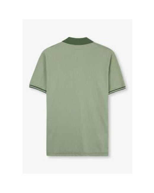 C P Company Green S Tacting Piquet Polo Shirt for men