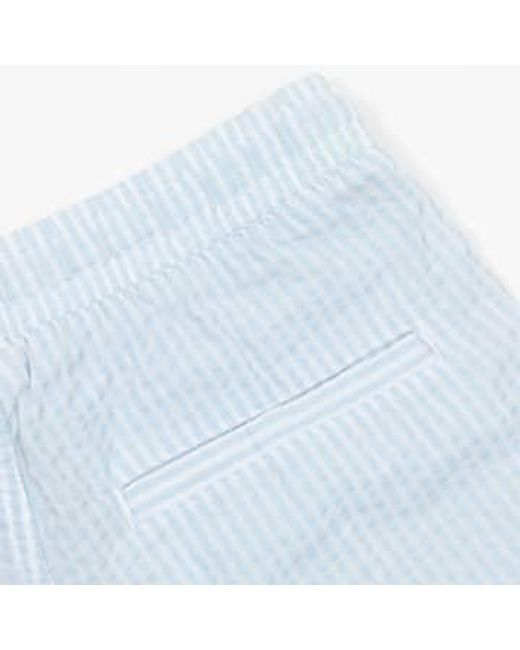 Jack And Jones Striped Textured Shorts In Light di Jack & Jones in Blue da Uomo