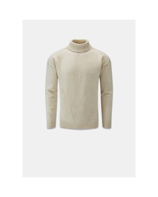Gloverall Natural Submariner Sweater for men