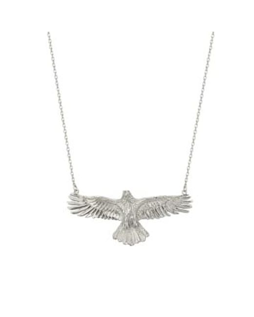 Zoe & Morgan White Eagle Necklace One Size