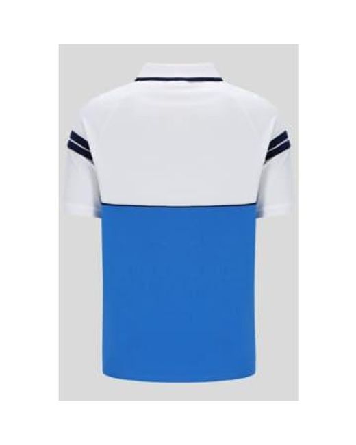 Sergio Tacchini Blue Cambio Polo Shirt Medium for men