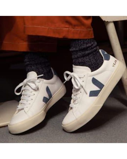 Veja White Campo Chromefree Leather Extra California Trainers 5