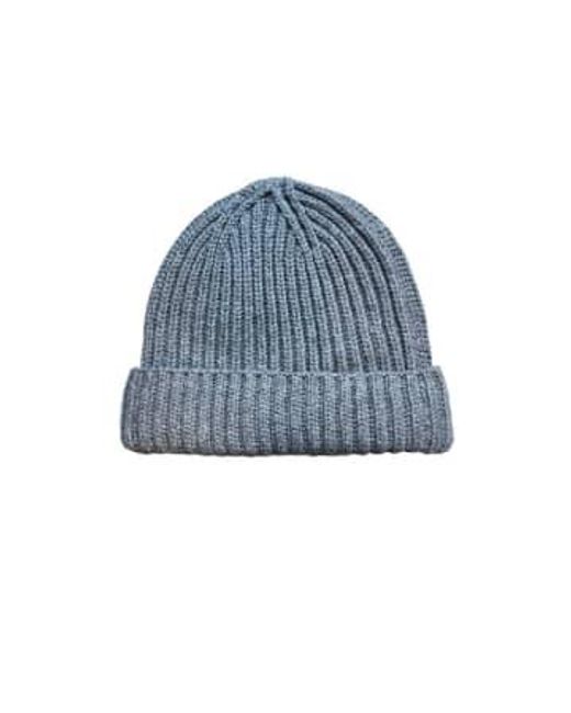 WDTS Blue Grey Beanie Os for men