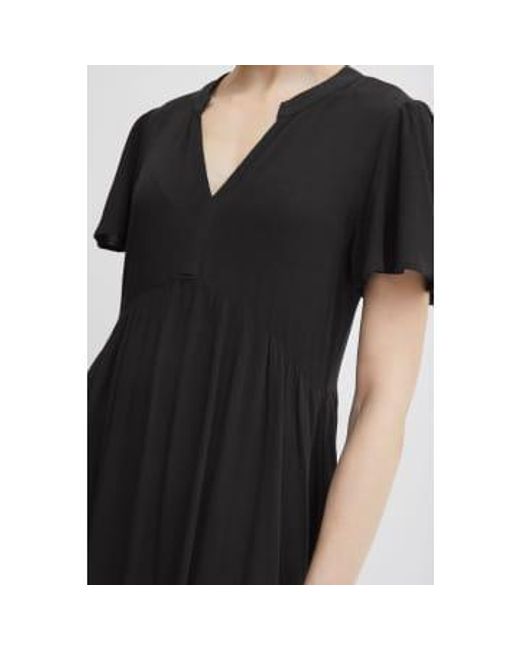Ichi Black Marrakech Short Dress--20118574 Small