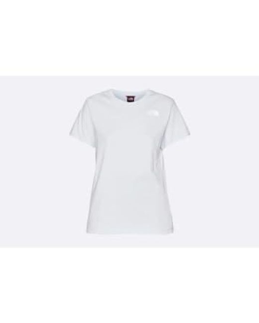 W sun and stars tee The North Face en coloris White