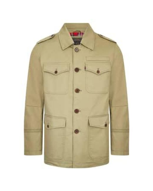 Merc London Green George Field Jacket Olive M for men