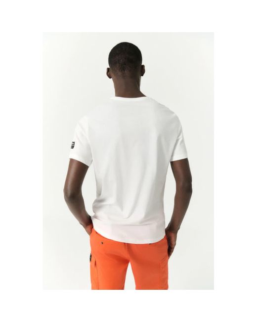 Camiseta ventilación Ecoalf de hombre de color Blanco | Lyst