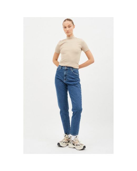 Dr. Denim Pebble Mid Stone Nora Jeans in Blue | Lyst