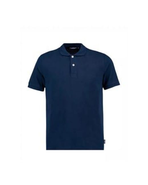 Holebrook Blue Beppe Polo Top for men