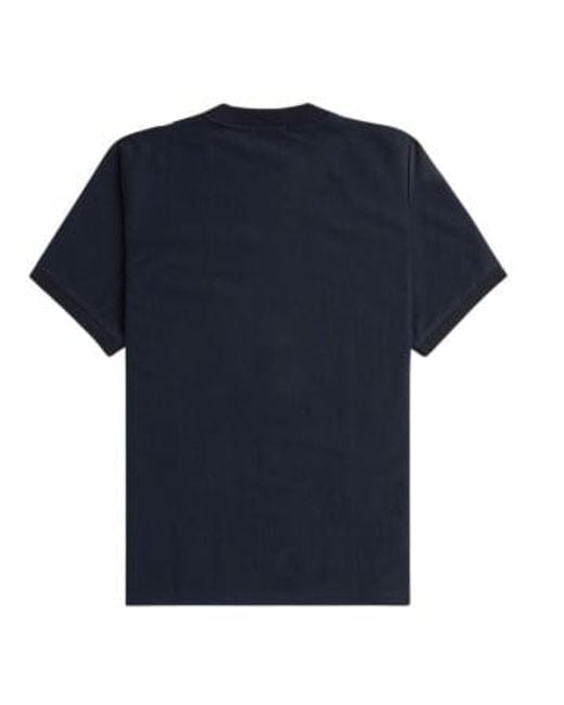Camiseta franja gradiente Fred Perry de hombre de color Black