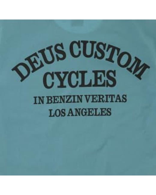 DEUS Blue Clutch T -shirt