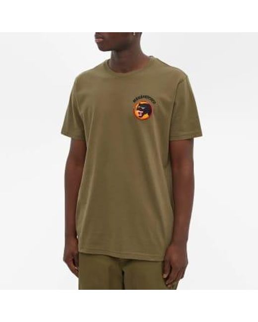 Maharishi Green Vintage Panther Patch Tee for men