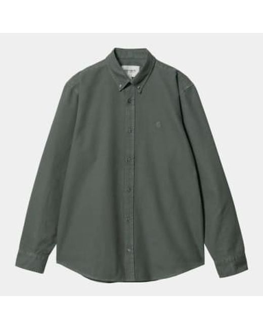 Copie de chemise bolton jura garment dyed Carhartt pour homme en coloris Green