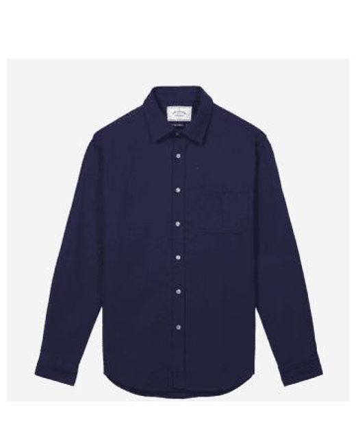 Chemise teca Portuguese Flannel pour homme en coloris Blue
