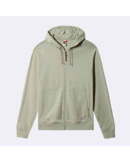 Heritage Zip Hoodie Tea Green for Men 