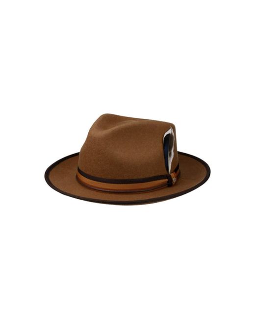 Stetson Baileyville Fedora Wool Hat Camel in Brown for Men | Lyst