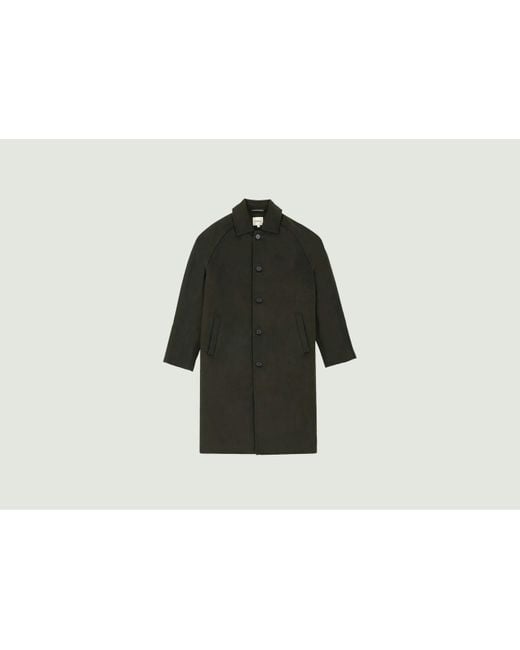 Noyoco Black Mac Mayfair Coat for men