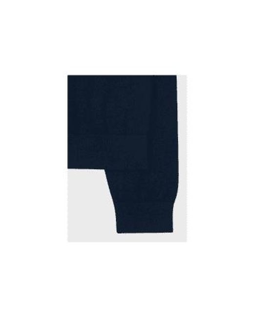 Paul Smith Blue Stripe Detail Zip Through Cardigan Size: Xl, Col: Navy Xxl for men