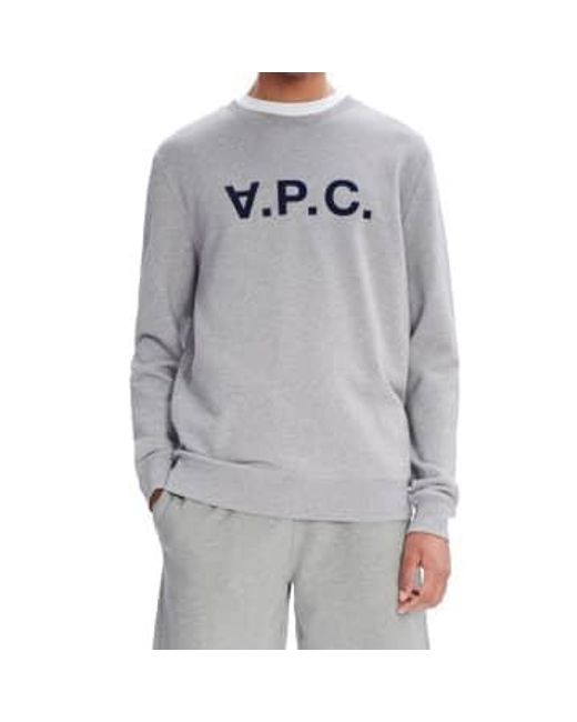 Sweat-shirt VPC gris Heather A.P.C. pour homme en coloris Gray
