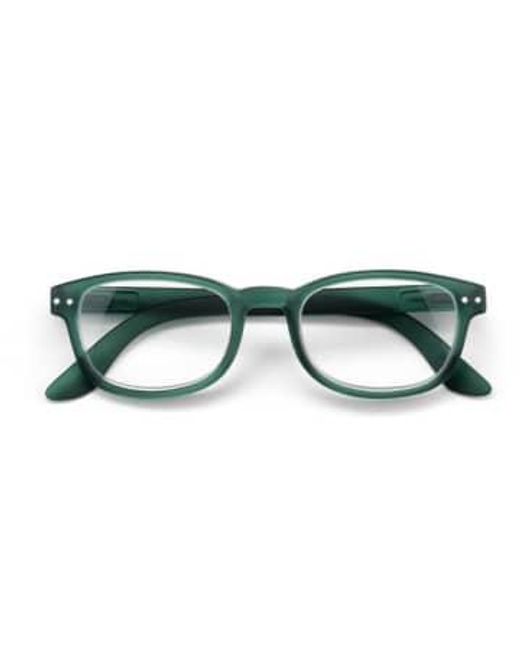 Izipizi Green Crystal Style B Reading Glasses 1 + for men