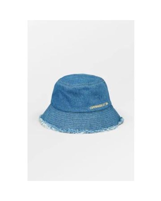 Becksöndergaard Blue Denima Coronet Bucket Hat Xs/s